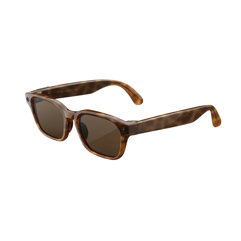 Meta Adventurer AI Glasses - Tortoise/Brown Lenses