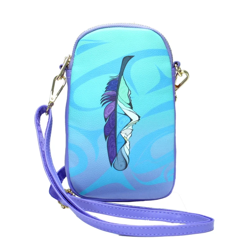 Oscardo Healing Feather by Michelle Stoney Phone Bag