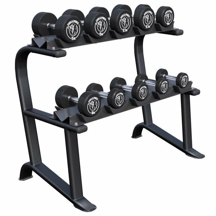 Rack de rangement pour haltères courts