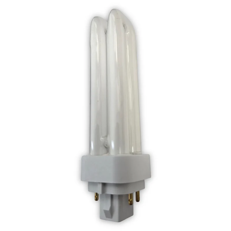 Northern Stars Fluorescent Plug In Light Bulb - CFL-PLD13/27/4P 2700K 13W G24q-1 900LM - Frosted - 2 Pack