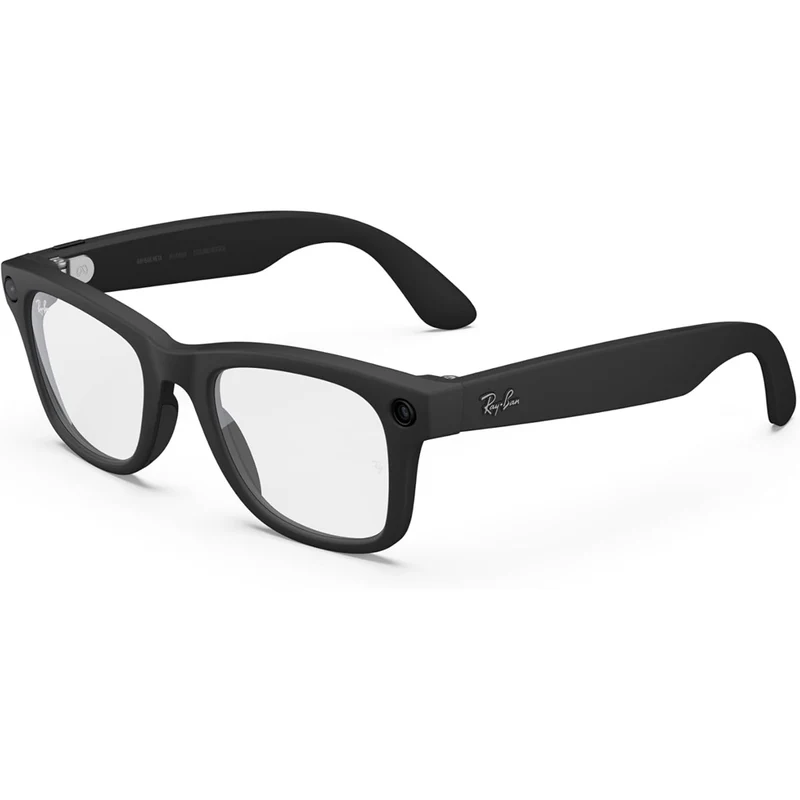 Ray-Ban Meta - Lunettes AI Wayfarer (Gen 2) 2026 - Monture noire mate - verres transparents