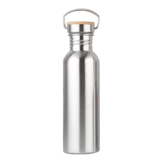 GOURDE INOX BOUCHON BAMBOU