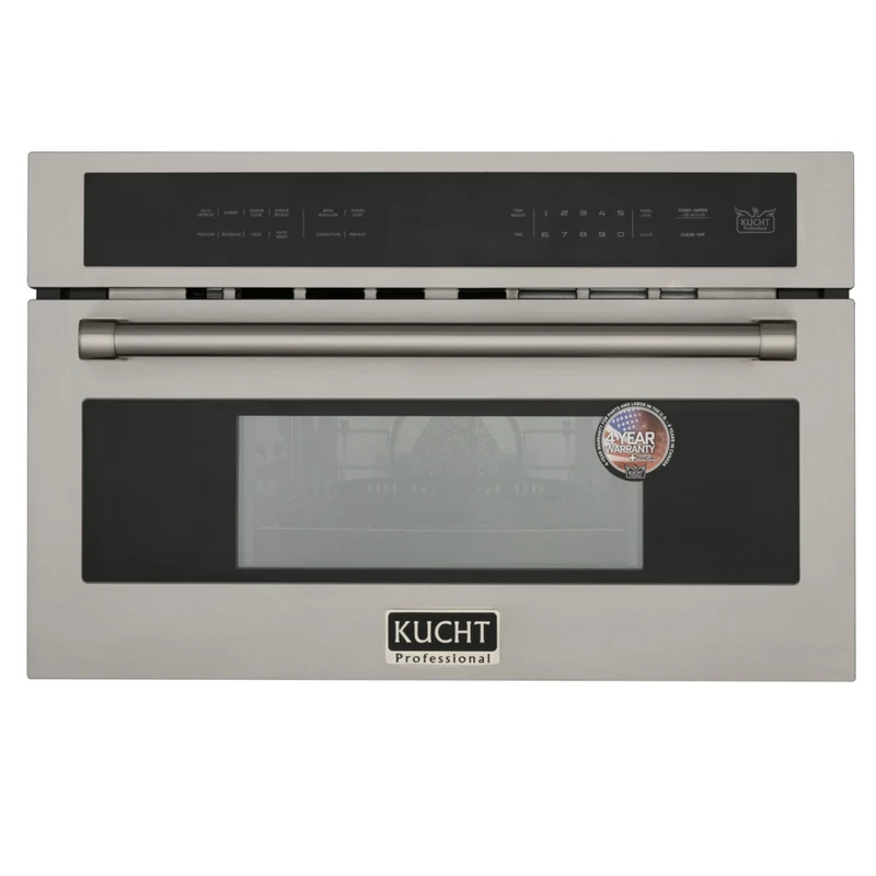 Kucht 30" 1.6 cu. ft. Built‑In Air Fryer & Convection Microwave - Stainless Steel