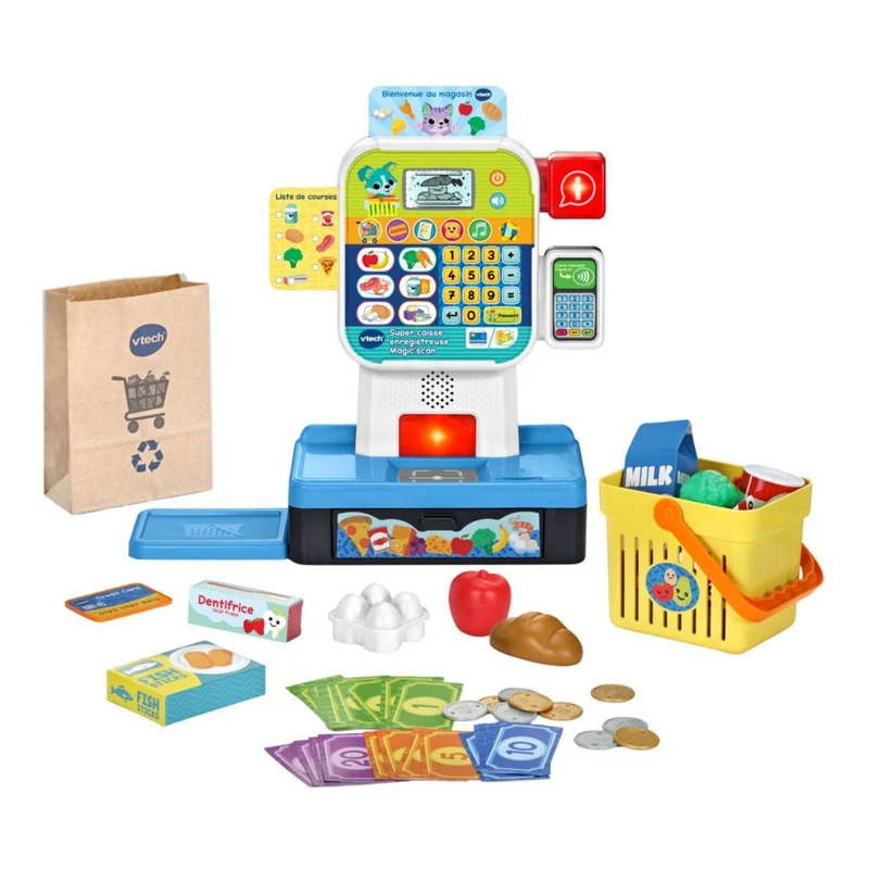 VTech - Super caisse enregistreuse Magic'scan - Français