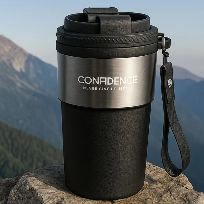 Thermos Cafe - HeatLock 500 ml Couvercle Rotatif