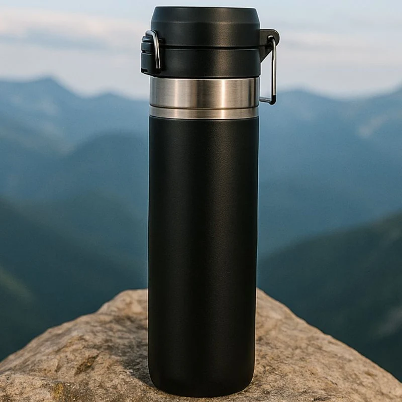 Thermos café 800 ml avec verrou anti-fuite – BrewMate