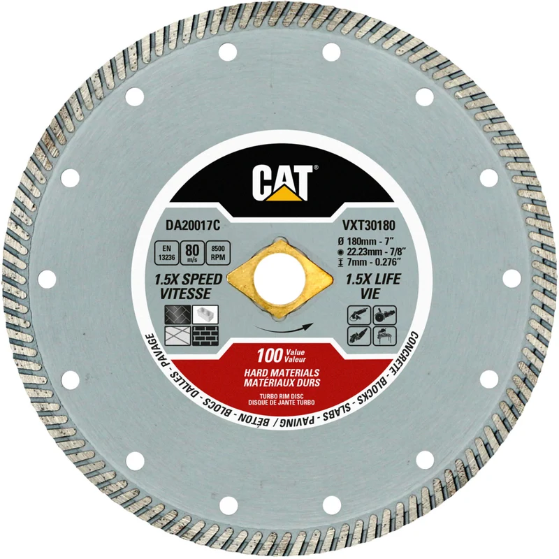 CAT 7" Hard Material Diamond Blade