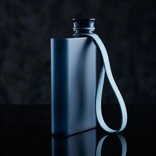 Gourde Plate Format A5 | Bouteille d'Eau Ultra-Fine Anti-Fuite