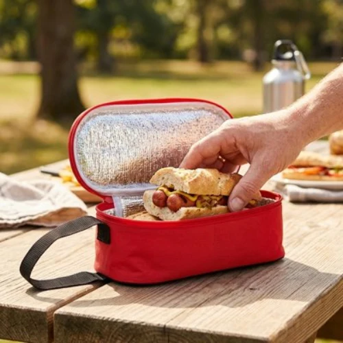 Sac Isotherme à Sandwich | Pochette Repas Compacte et Étanche
