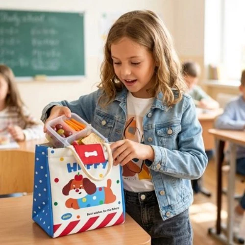Sac à Déjeuner Isotherme Kawaii pour Box et Bento