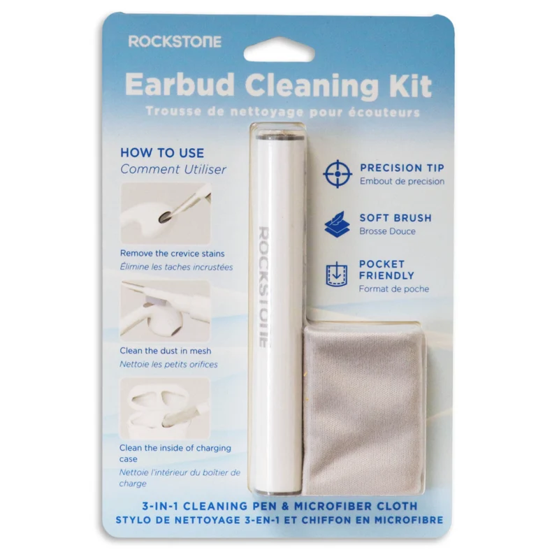 Rockstone -Trousse de nettoyage pour écouteurs