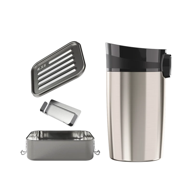Lunch Bundle Gemstone + Miracle Mug – Silver Edition