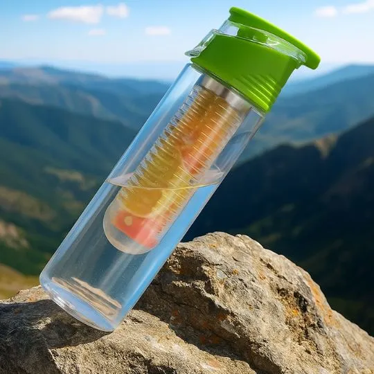 Gourde en Plastique - Aquafusion Vert Infuseur Pipette