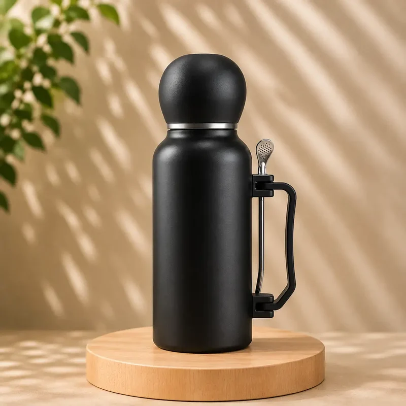 Thermos Yerba Mate 1,3L - Double paroi avec bombilla