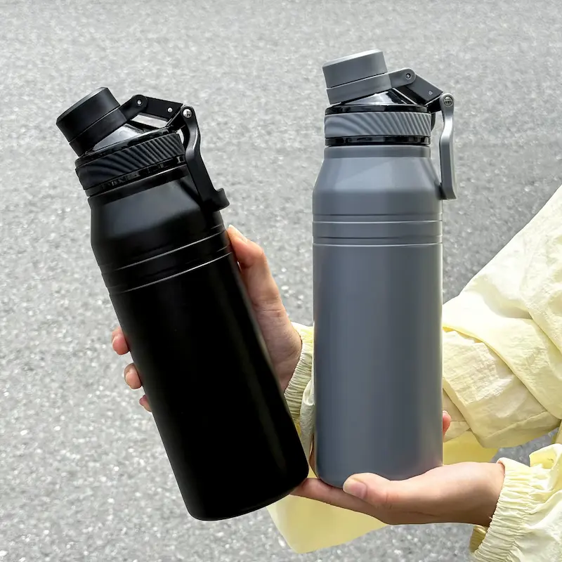 Gourde sport grande capacité 1L - Hydratation longue durée