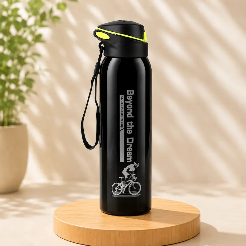 Gourde isotherme vélo - Anti-fuite 24h