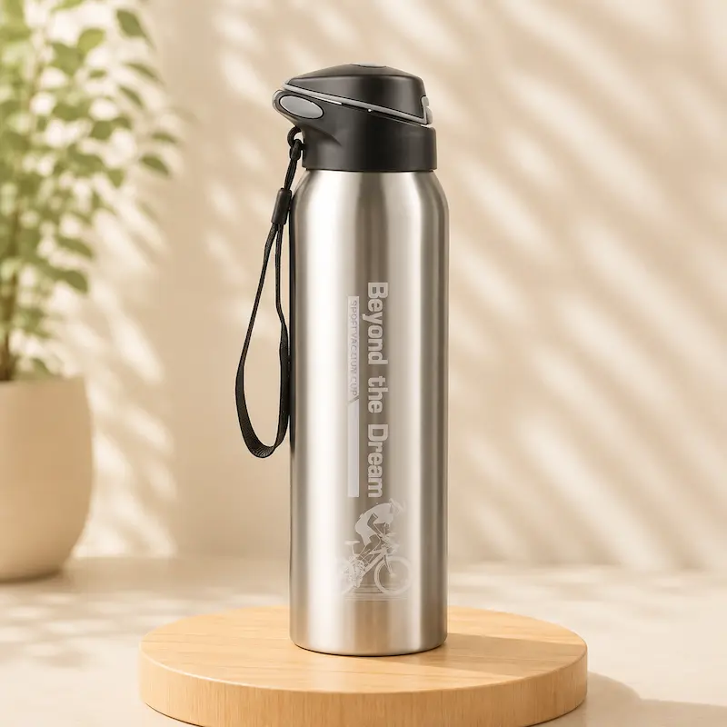 Gourde isotherme vélo - Anti-fuite 24h