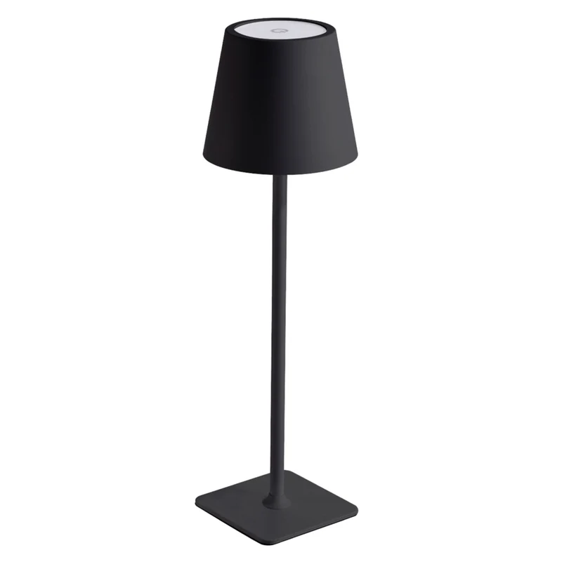 Xtricity Lucie Portable LED Touch Table Lamp - Black