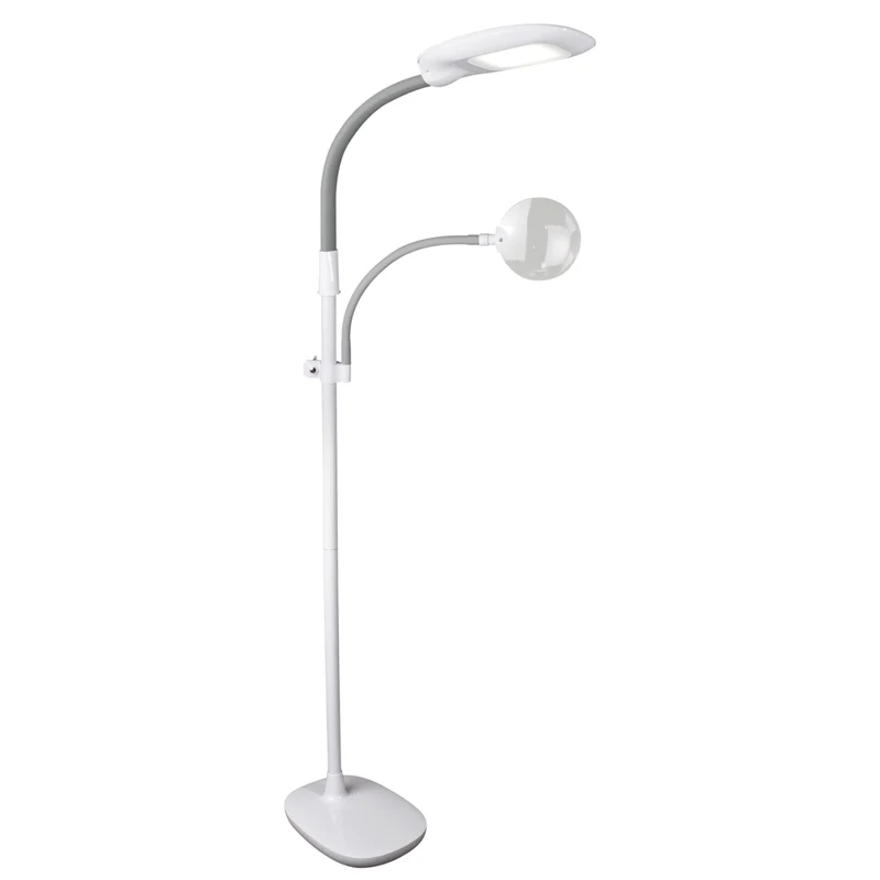 OttLite - Lampadaire de loisirs Easyview à LED - Clearsun - Blanc