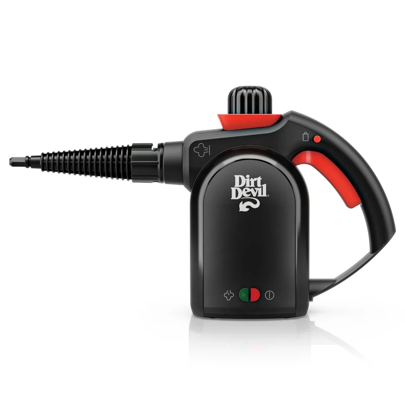 Dirt Devil WD21000CA 7-in-1 Handheld Steamer - Black/Red