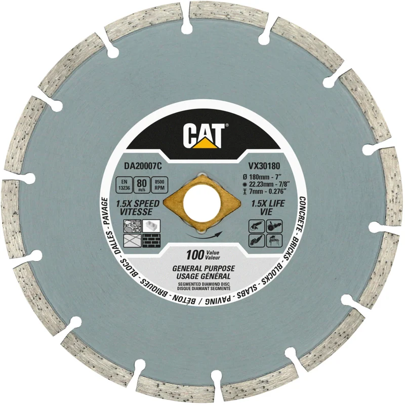 CAT 7" General Purpose Diamond Saw Blade