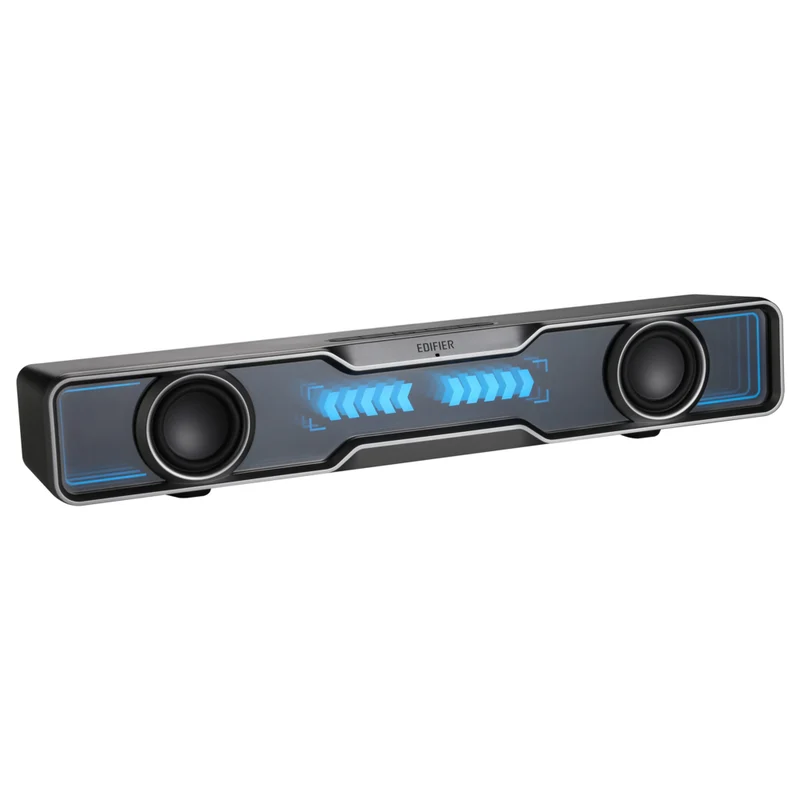 Edifier QS30 USB Powered BT Multimedia Soundbar with Enhanced Bass Integrated Mic and Dynamic Lighting Effects - Black