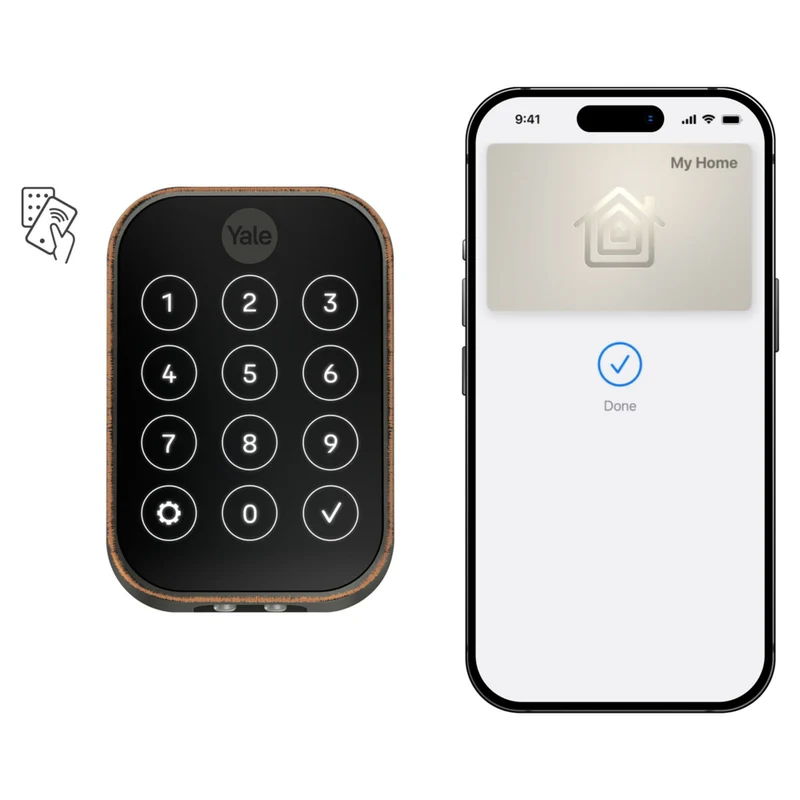 Yale 450 Assure Lock 2 Plus with Apple Home Keys - Bronze