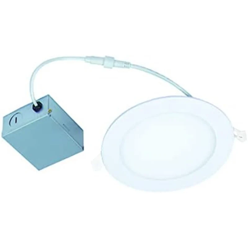 Northern Stars LED Disc Light LE-8DL4/5-IN-12700K 3000K 3500K 4000K 5000K 10W OD 4 1/2 ID 4 1/4 750 LM - 2 Pack