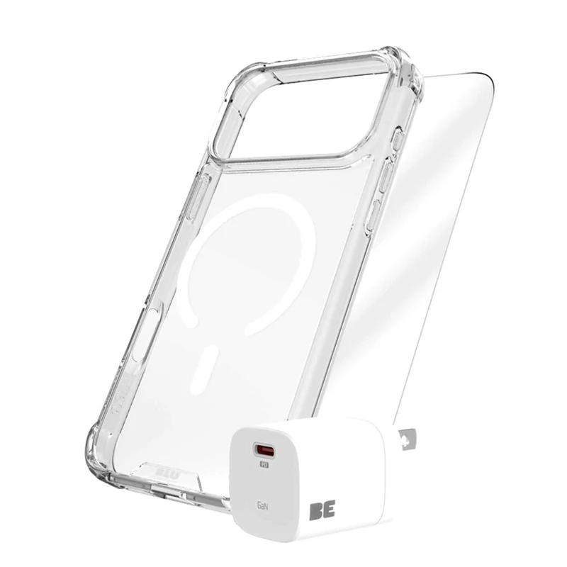 Blu Element Total Protection Compatible with MagSafe Bundle for iPhone 17 Pro Max