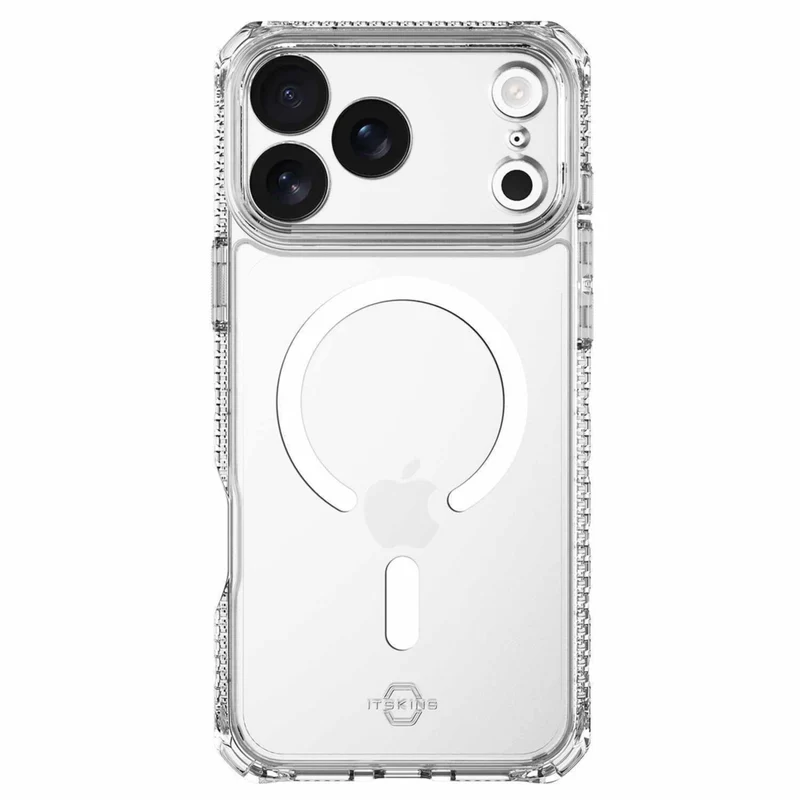 ITSKINS Hybrid_R Compatible with MagSafe Case for iPhone 17 Pro Max - Clear