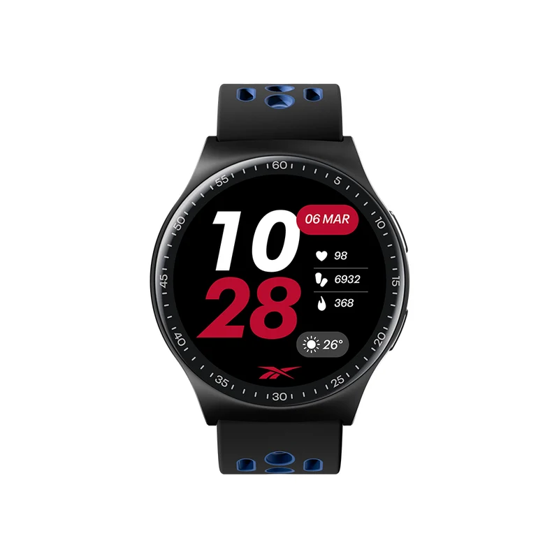 Reebok Pulse Smartwatch - 45 mm - Midnight Steel