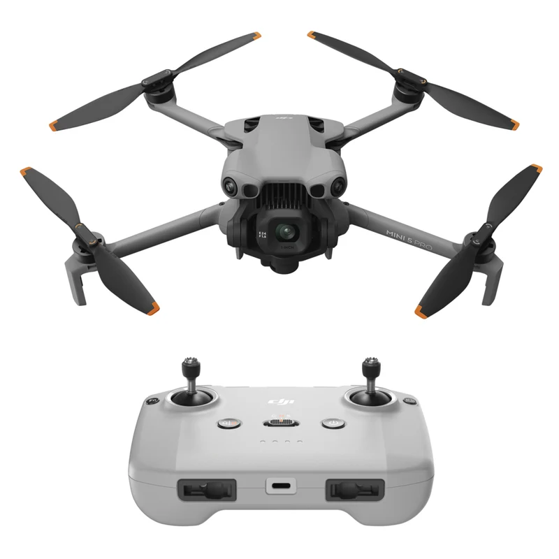 DJI - Mini 5 Pro Ensemble Fly More avec RC-N3, Gris