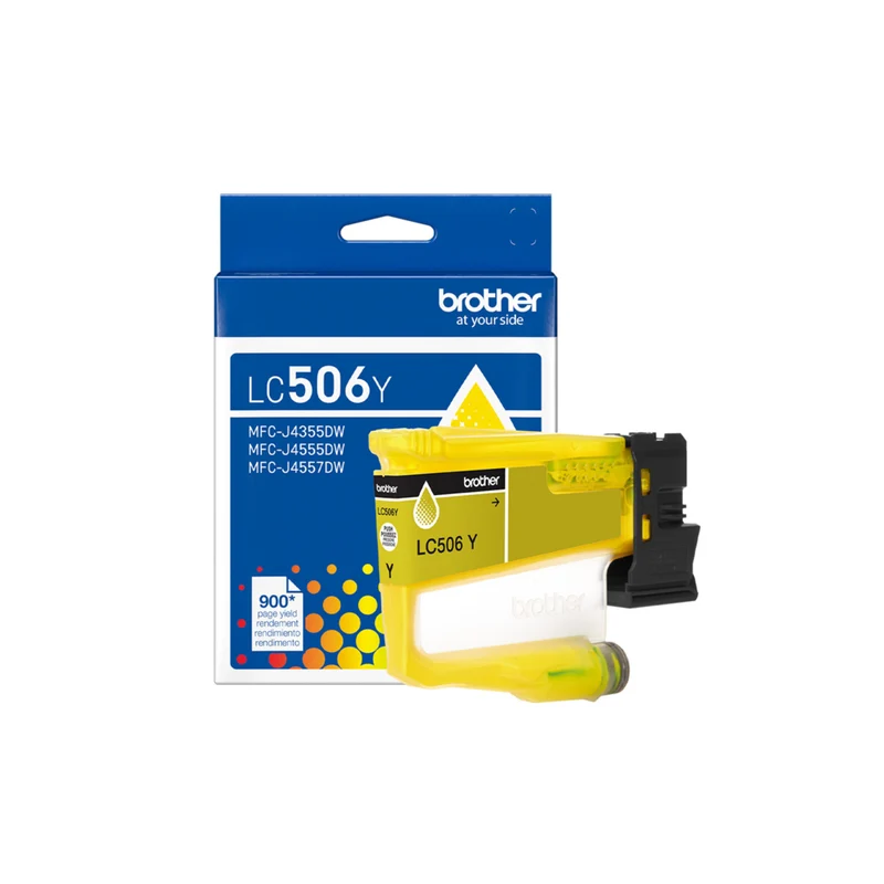 Brother - LC506YS Cartouche d’encre jaune authentique à rendement standard