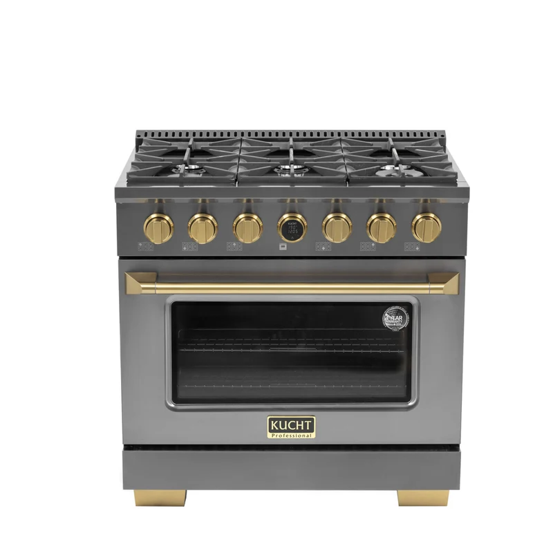 Kucht - 36 po Série KXD Cuisinière double énergie Propane - Gemstone
