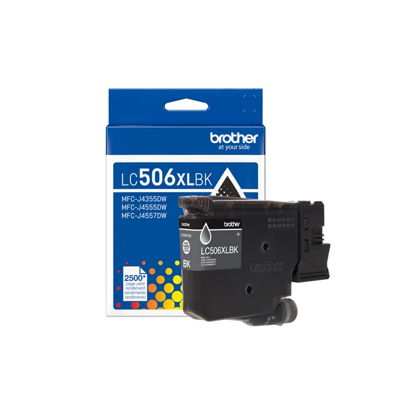 Brother - LC506XLBKS Cartouche d’encre noire authentique à haut rendement