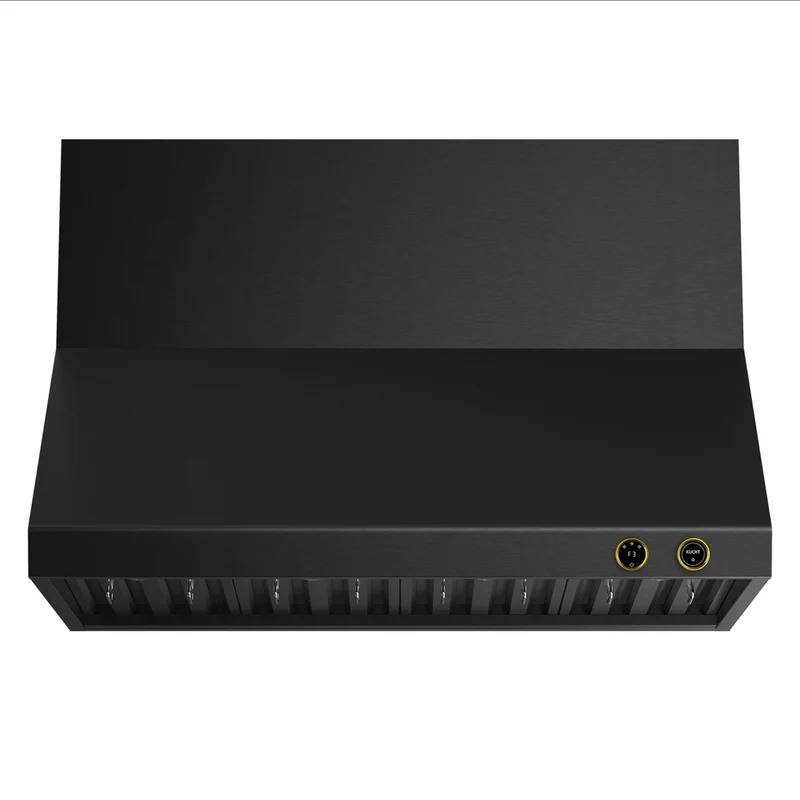 KUCHT KRHG480-GL-C 48" 1200 CFM Wall Mounted Range Hood with Digital Controls - Gemstone/Gold