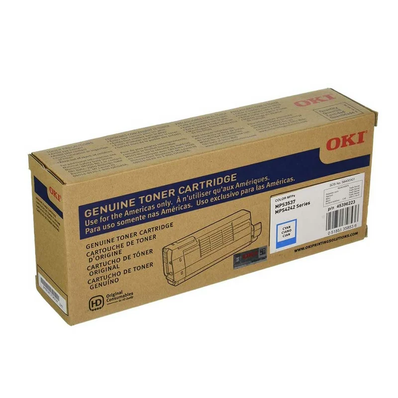 Okidata 45396223 (MPS3527/4242) OEM Toner - Standard Yield - Cyan