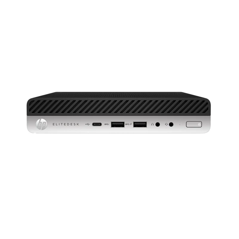 HP Refurbished EliteDesk 800 G5 Mini Desktop Computer - Intel Core i7-8700T - 256 GB SSD - 16 GB RAM - Windows 11 Pro