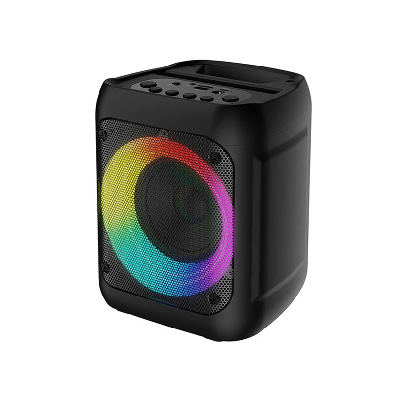 Havit - 4" Sound Box Haut-parleurs Bluetooth – Éclairage RVB lumineux extérieur – Noir