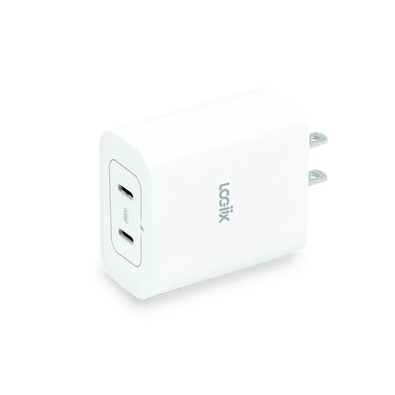 LOGiiX Power Cube 40W Duo Wall Charger - White