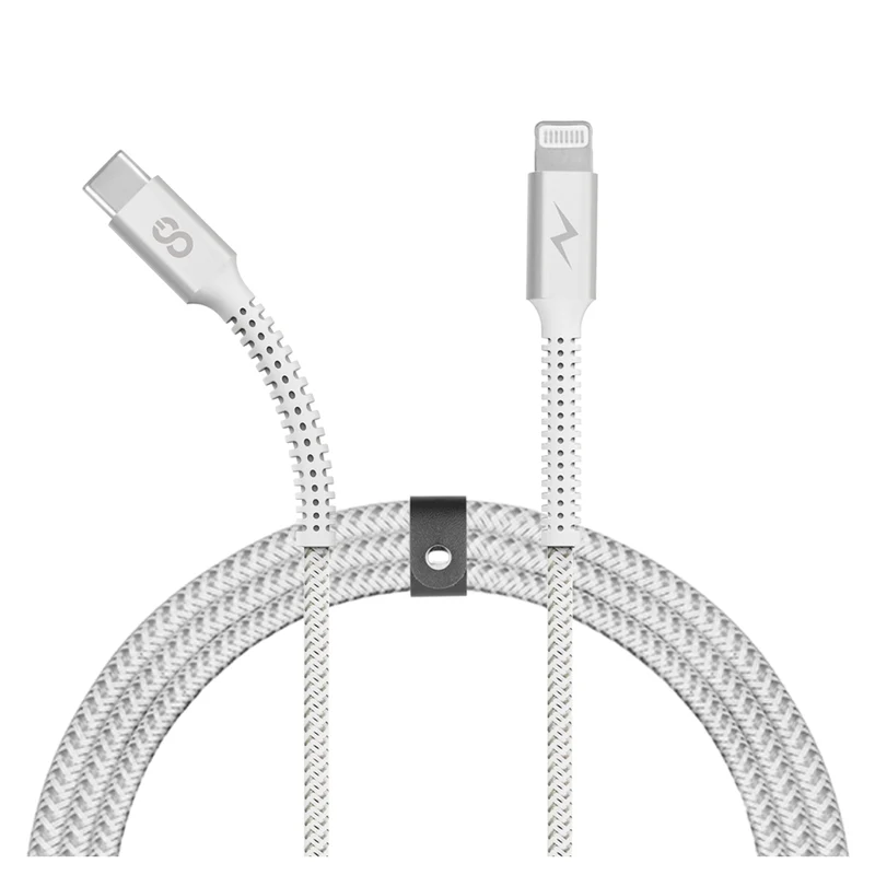 LOGiiX Piston Connect Armour+ USB-C to Lightning - 1.5M - White