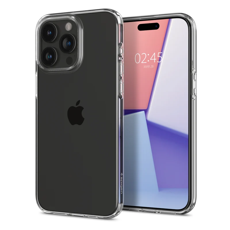 Spigen Crystal Flex for iPhone 15 Pro Max - Crystal Clear