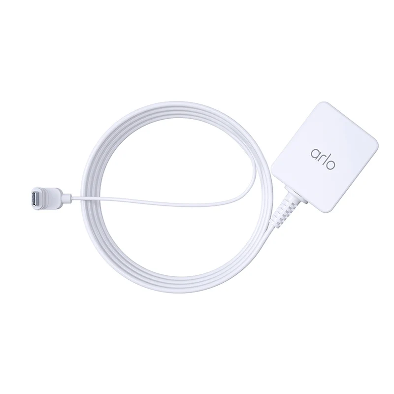 Arlo 25 ft. Essential Outdoor Charging Cable For 2nd Generation Essential Cameras - White