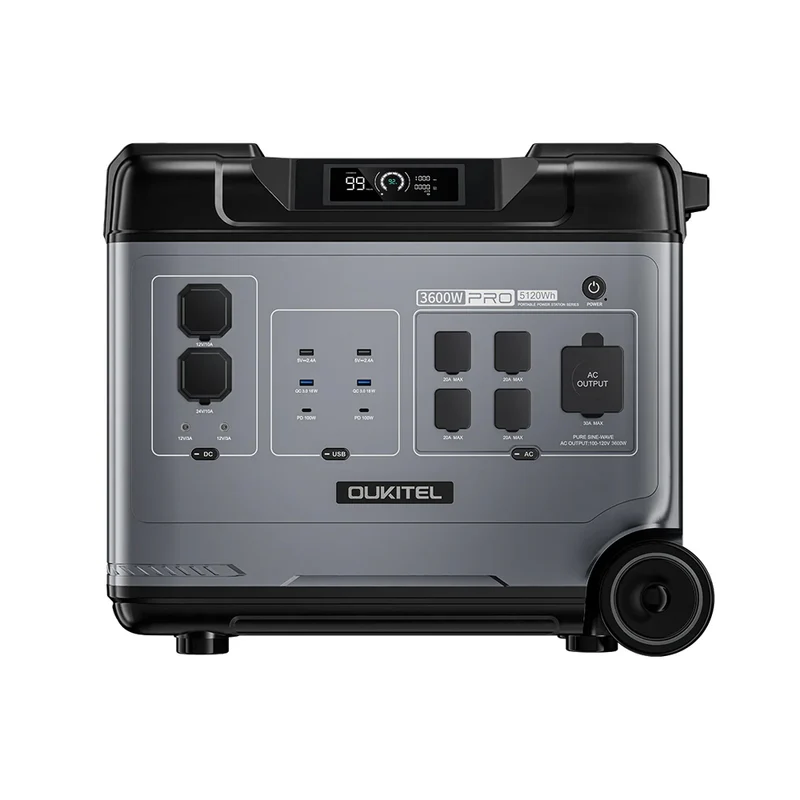 Oukitel P5000 2200 W/5120Wh Power Station with 500 W Solar Input