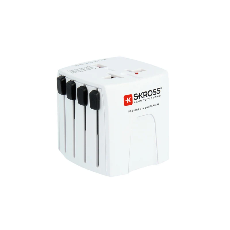 SKROSS - Adaptateur de Voyage Monde MUV Micro - Blanc