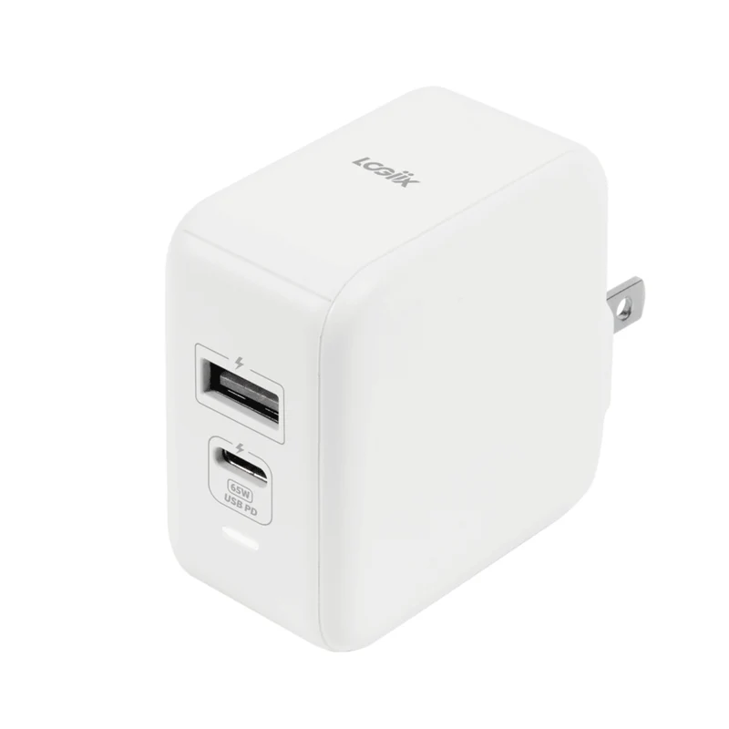 LOGiiX Power Plus 65W Duo Wall Charger - White