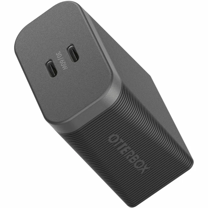 OtterBox Premium Pro Fast Charge 60W Dual USB-C Wall Charger - Black