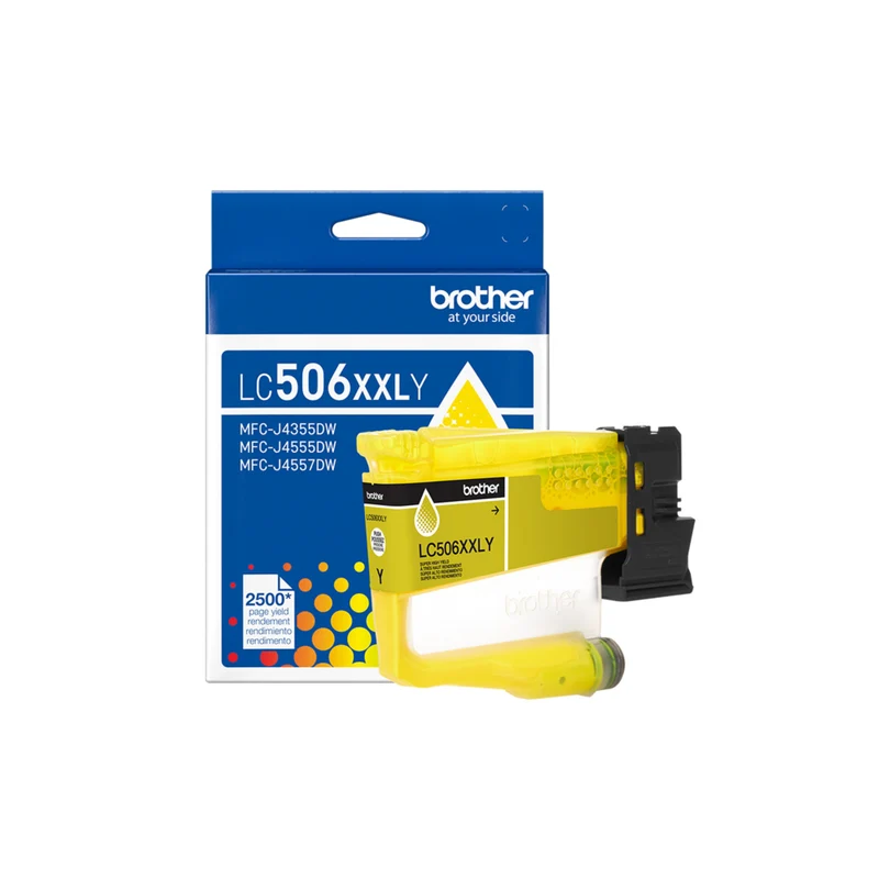 Brother Genuine LC506XXLYS Ink Cartridge - Super High Yield - Yellow