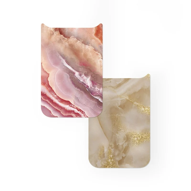 Ideal of Sweden - Pack Imprimé iPhone 17 Pro - Marbre rose poudré