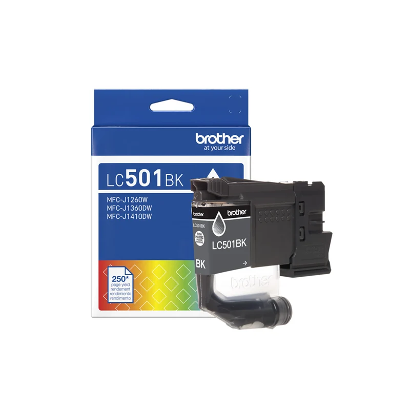 Brother Genuine LC501BKS Ink Cartridge - Standard Yield - Black